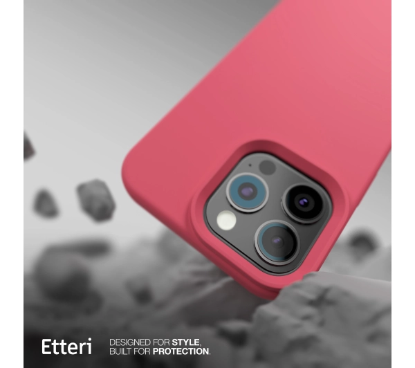 Etteri Silicone Case do iPhone 16 Pro Max Malinowy
