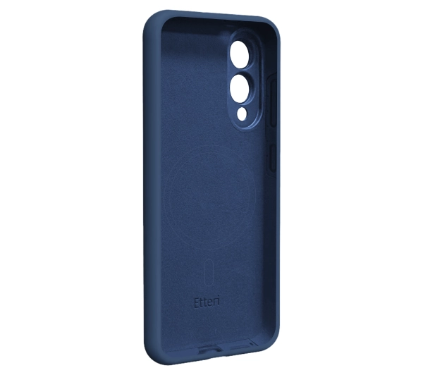 Etteri Silicone Mag Case do Galaxy S25 Edge Niebieski