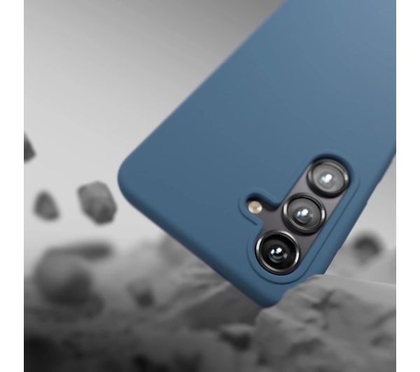 Etteri Silicone Mag Case do Galaxy S25 Edge Niebieski