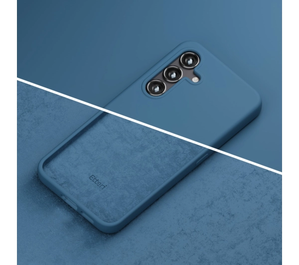 Etteri Silicone Mag Case do Galaxy S25 Edge Niebieski