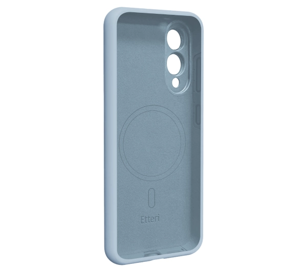 Etteri Silicone Mag Case do Galaxy S25 Edge Niebieski