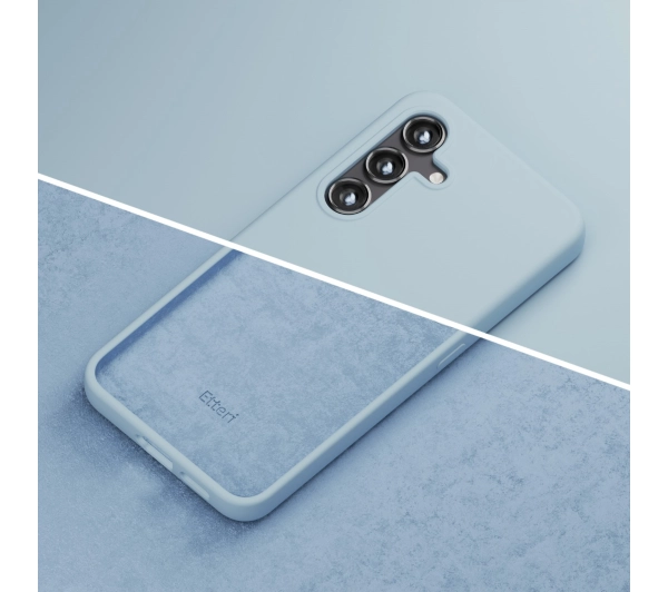 Etteri Silicone Mag Case do Galaxy S25 Edge Niebieski