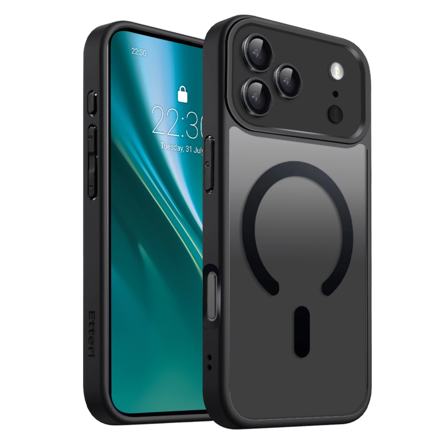 Etui Etteri Matt Mag do iPhone 17 Pro Max Czarny
