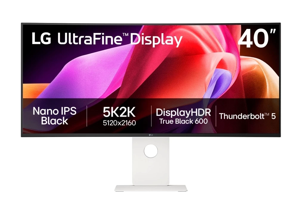 Monitor LG UltraFine 40U990A-W 40" 5K2K Nano IPS Black 120Hz 5ms Zakrzywiony Profesjonalny