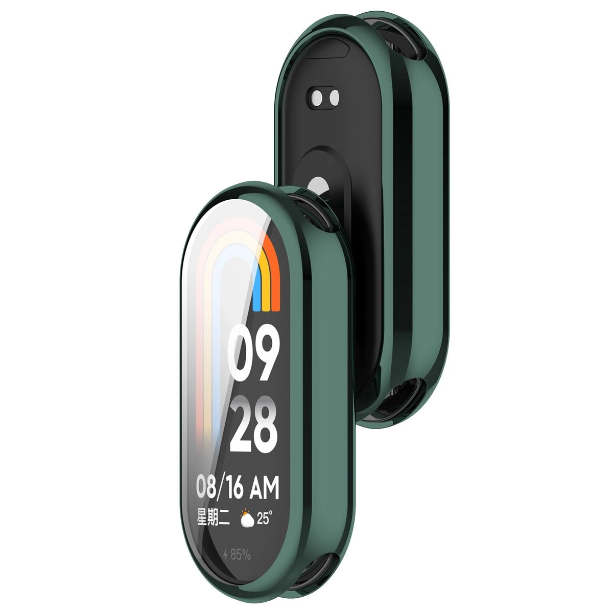 Nakładka na tarczę Bizon Felipe do Xiaomi Smart Band 10 zielony