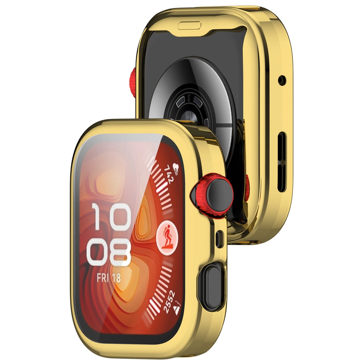 Nakładka na tarczę Bizon Felipe do Huawei Watch Fit 4 Pro złoty