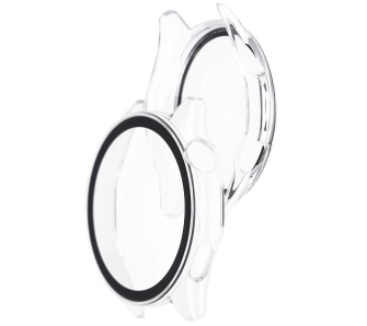 Nakładka na tarczę Bizon ze szkłem do Huawei Watch GT6 46 mm przezroczysty