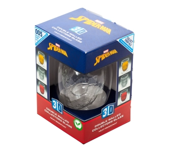 Szklanka Pyramid 3D Double Walled Collectors Glass Spider-Man (Head)
