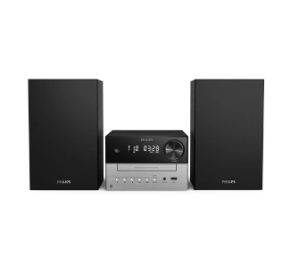 Wieża Philips TAM3205M2/12 20W Bluetooth Radio FM Czarno-srebrny