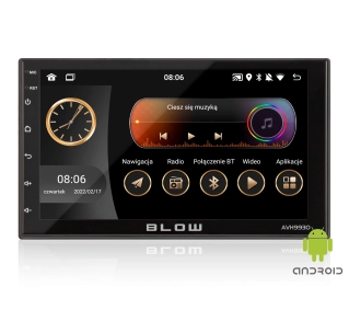 BLOW AVH-9930 z USB 4x50W Bluetooth 7" GPS Android Auto CarPlay - Kup na Raty - RRSO 0%