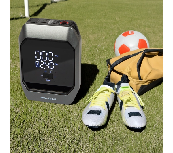 BLOW Jump Starter AP02 Kompresor Pompka Latarka 9000mAh 18W Czarny