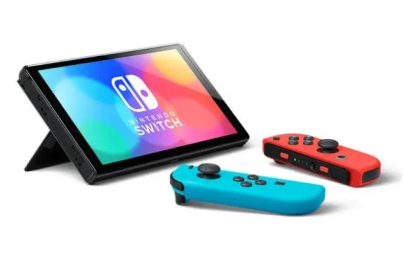 Nintendo Switch shou Nintendo Switch OLED Czerwono-niebieski + Gra Pokémon
