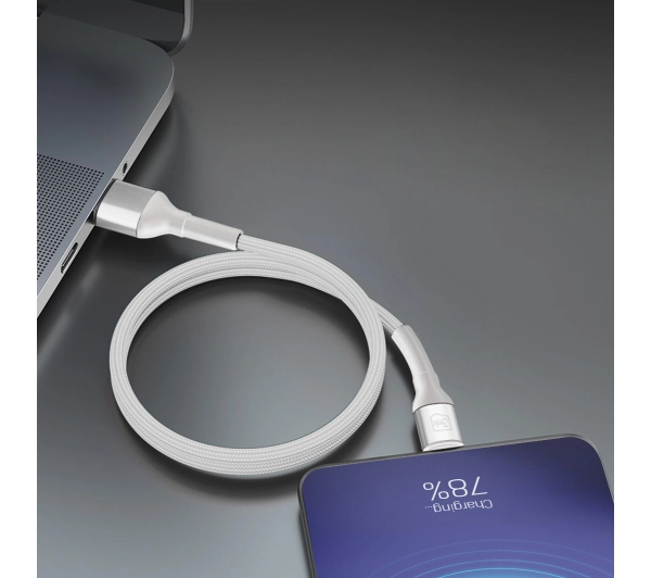 3mk Hyper Cable N-SERIES USB-A do microUSB 1m 5 V/2.4A 12W Biały