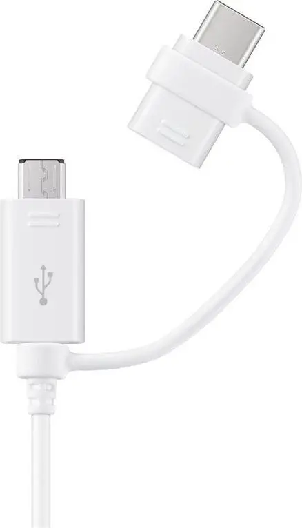 Kabel Samsung EP-DG930DW combo USB-C Micro USB Biały