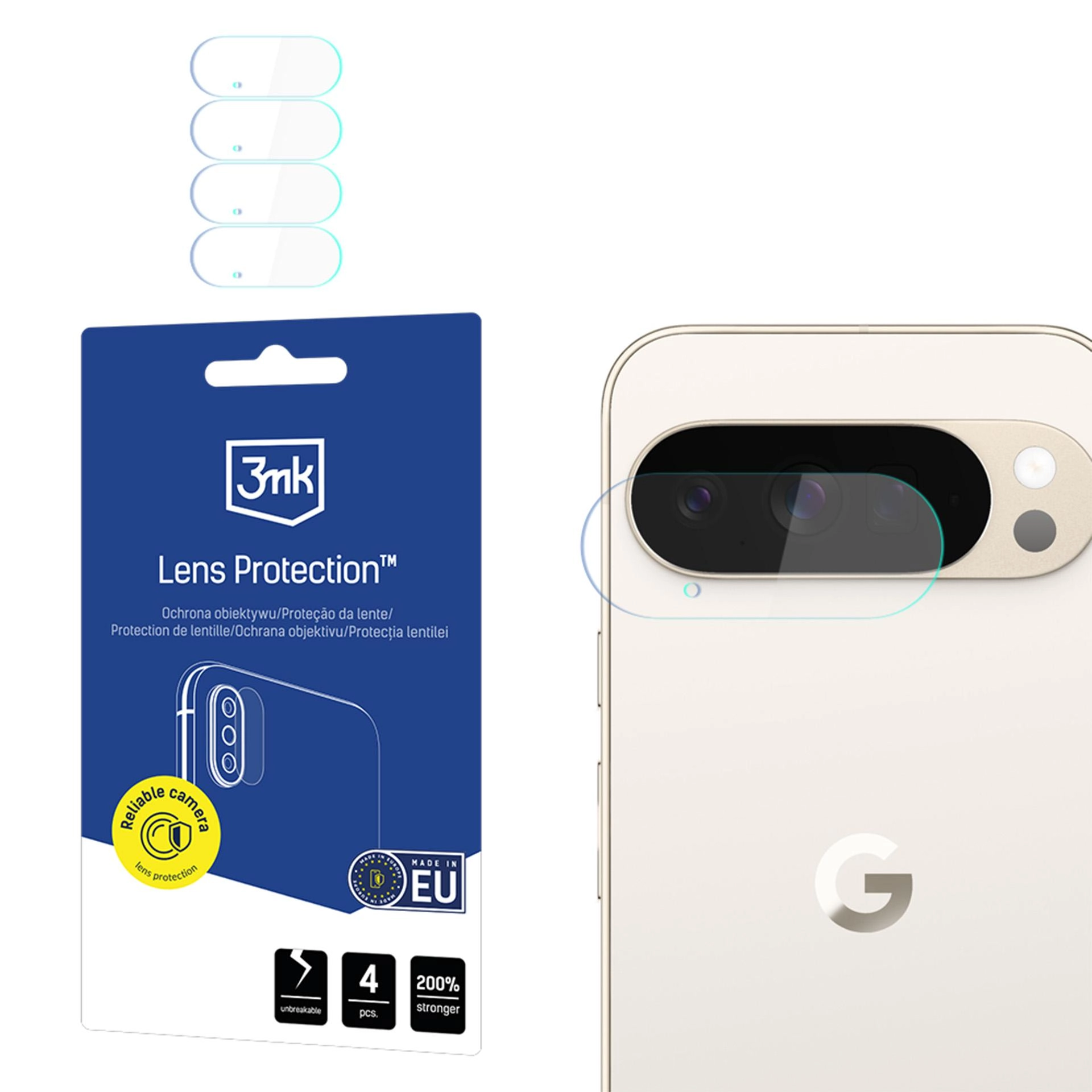 Szkło hybrydowe 3mk Lens Protection do Google Pixel 10 Pro XL