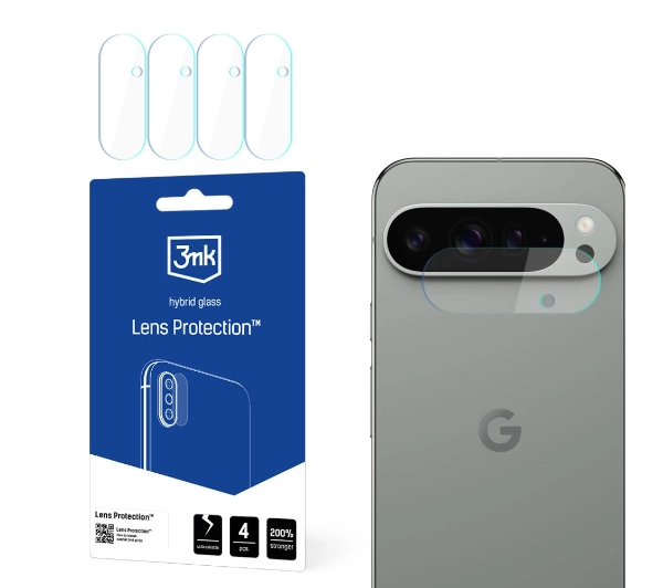 Szkło hybrydowe na obiektyw 3MK Lens Protection do Google Pixel 9