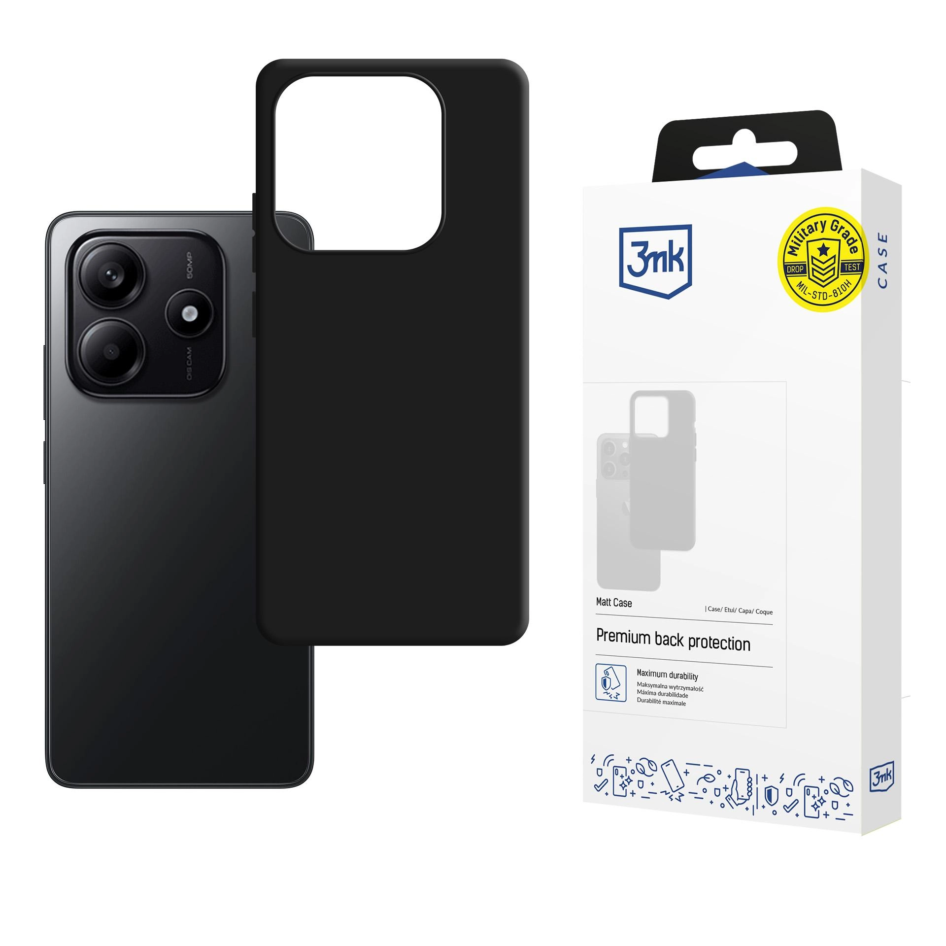 Etui 3mk Matt Case do Xiaomi Redmi Note 14 4G