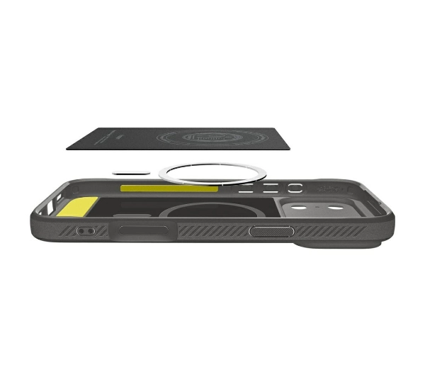 Spigen Rugged Armor Mag MagSafe do iPhone 17 Pro Max Szary