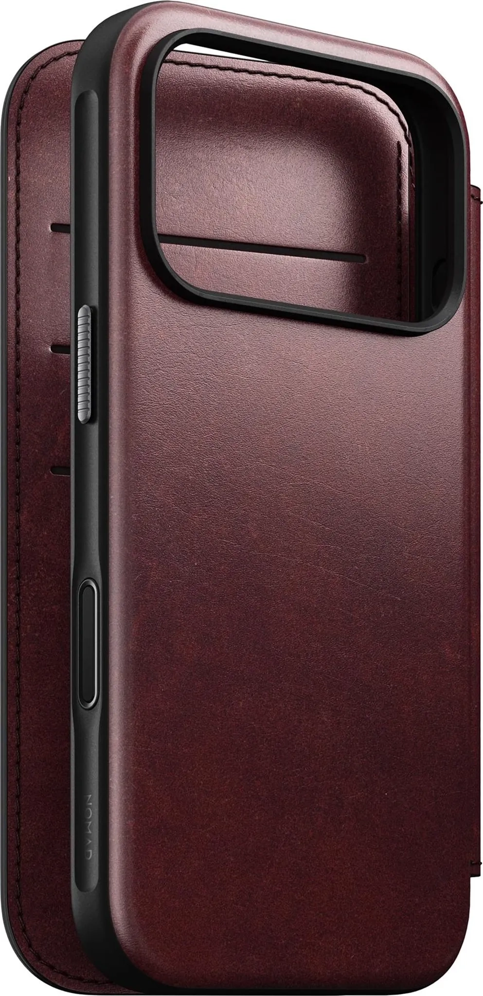 Etui Nomad Modern Leather Folio do iPhone 17 Pro Bordowy