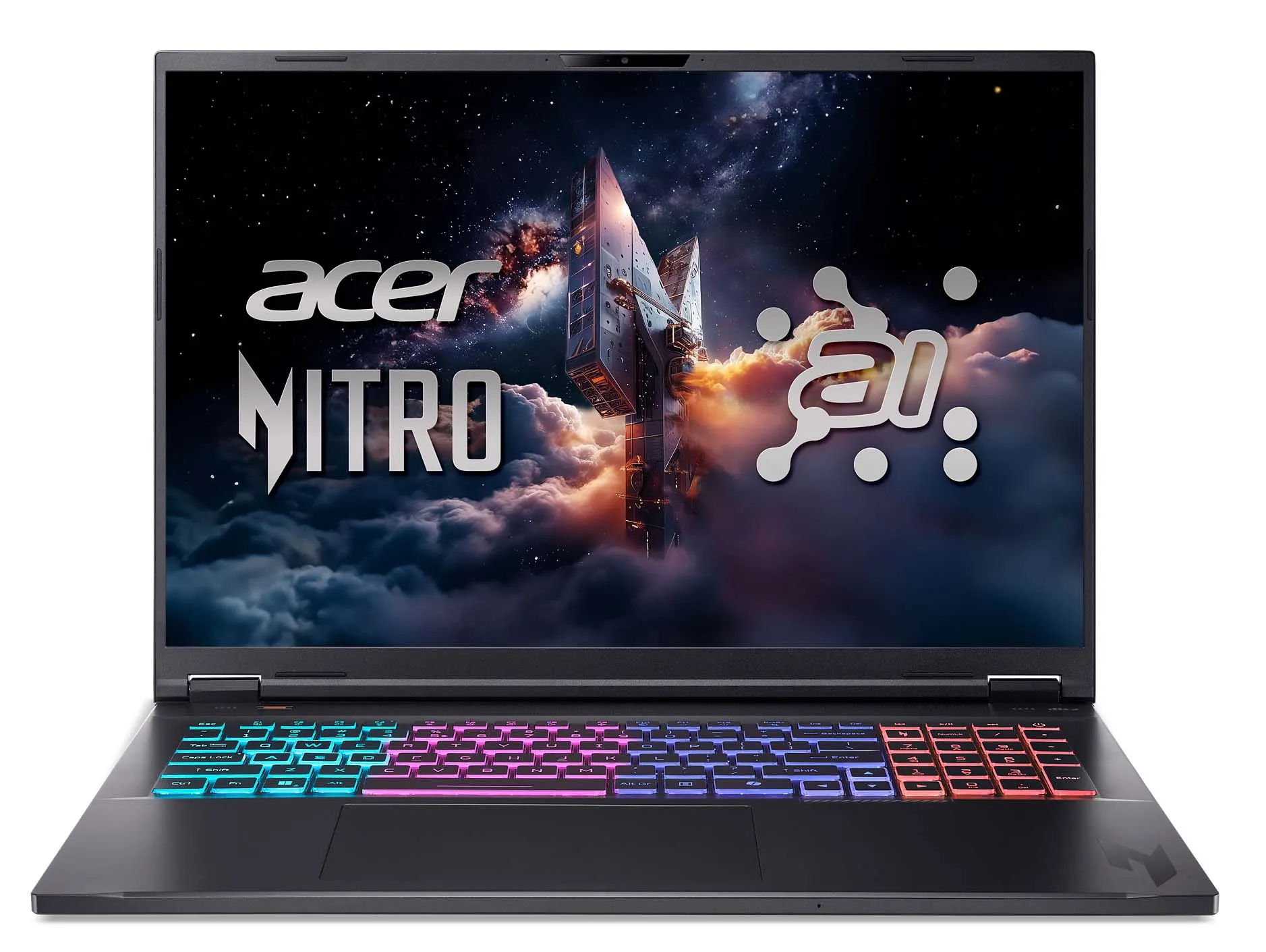 Laptop gamingowy Acer Nitro 18 AI AN18-61 18" 165Hz Ryzen AI 9 365 32GB RAM 1TB Dysk SSD RTX5060 DLSS4 Czarny Funkcje AI