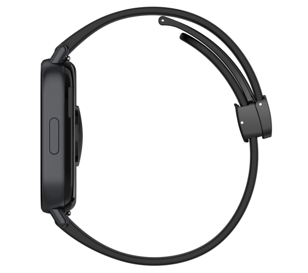 Bizon Strap Watch Silicone L Quick Release 18mm Czarny