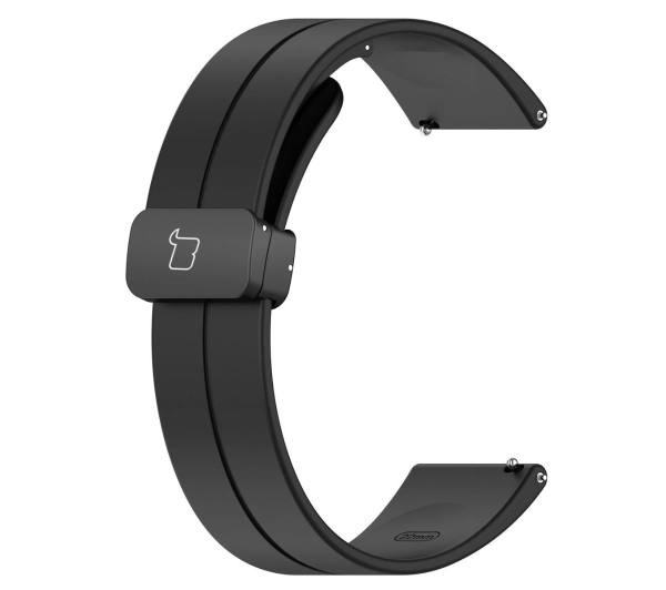 Bizon Strap Watch Silicone L Quick Release 18mm Czarny