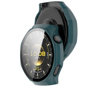 Nakładka na tarczę Bizon ze szkłem do Huawei Watch GT6 Pro 46mm Zielony