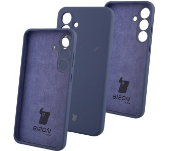 Etui Bizon Silikonowe Soft do Samsung Galaxy S25 FE Granatowy
