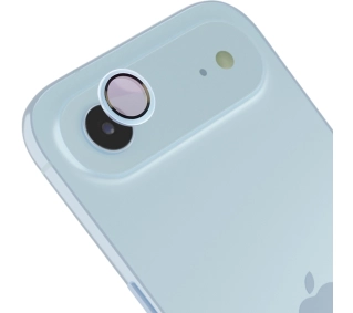 Bizon na aparat z aplikatorem Snap Lens do iPhone Air, błękitna ramka