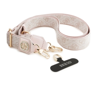 Guess Universal Crossbody 4G Tether Patch Różowy