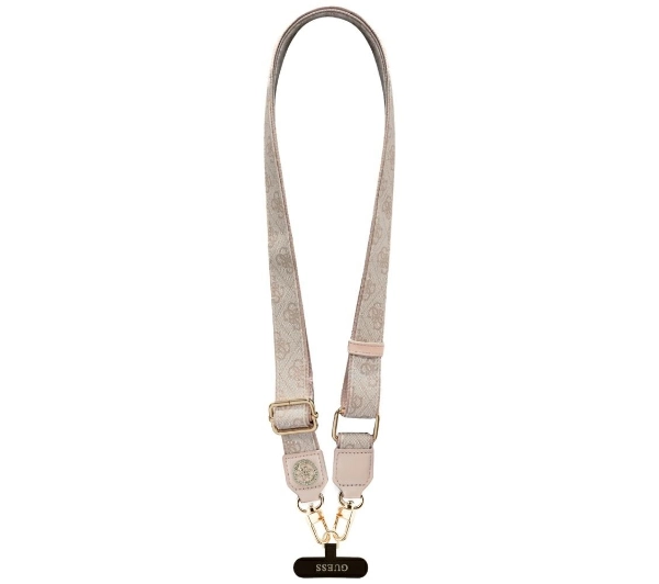 Guess Universal Crossbody 4G Tether Patch Różowy