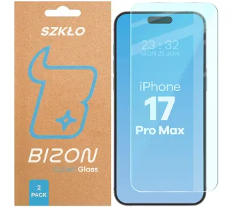 Szkło hartowane Bizon Clear Duo do iPhone 17 Pro Max / 18 Pro Max