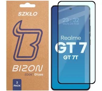 Szkło hartowane Bizon Edge Duo do Realme GT 7 / Realme GT 7T