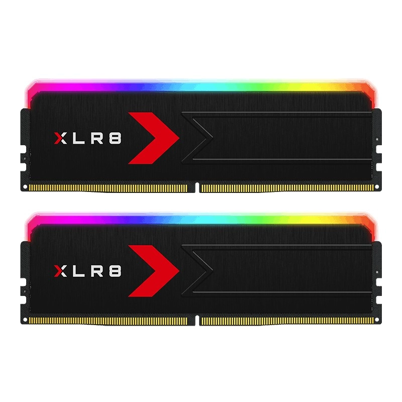 Pamięć RAM PNY XLR8 RGB DDR5 32GB (2x16GB) 6000 CL36 Czarny