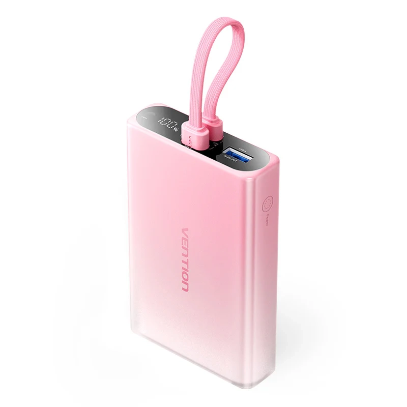Powerbank Vention FHZP0 10000mAh 22,5W Różowy Gradient