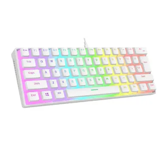 Klawiatura mechaniczna Rampage Radiant K11 Outemu RED Biały