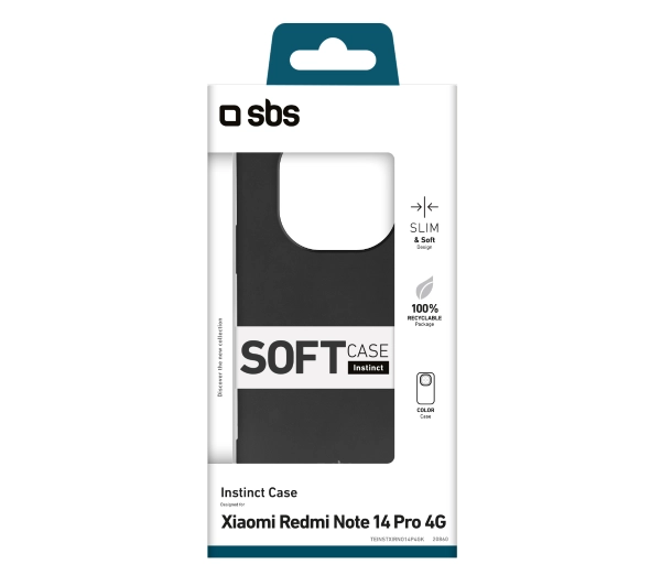SBS Instinct do Xiaomi Redmi Note 14 Pro 4G Czarny