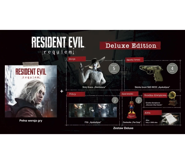 Resident Evil Requiem Edycja Deluxe Gra na PS5 - przedsprzedaż