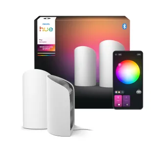 Lampa biurkowa Philips Hue Play do podświetlenia ściany Biały 2szt.