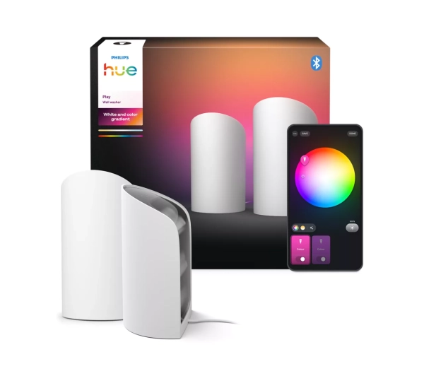 Inteligentne oświetlenie - Philips Hue Play do podświetlenia ściany Biały 2szt.