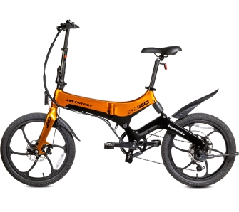 Rower elektryczny MS Energy i20 Pomarańczowo-czarny