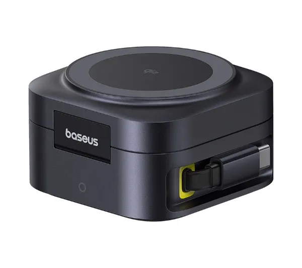 Baseus PicoGo 2w1 Qi2 67W Czarny