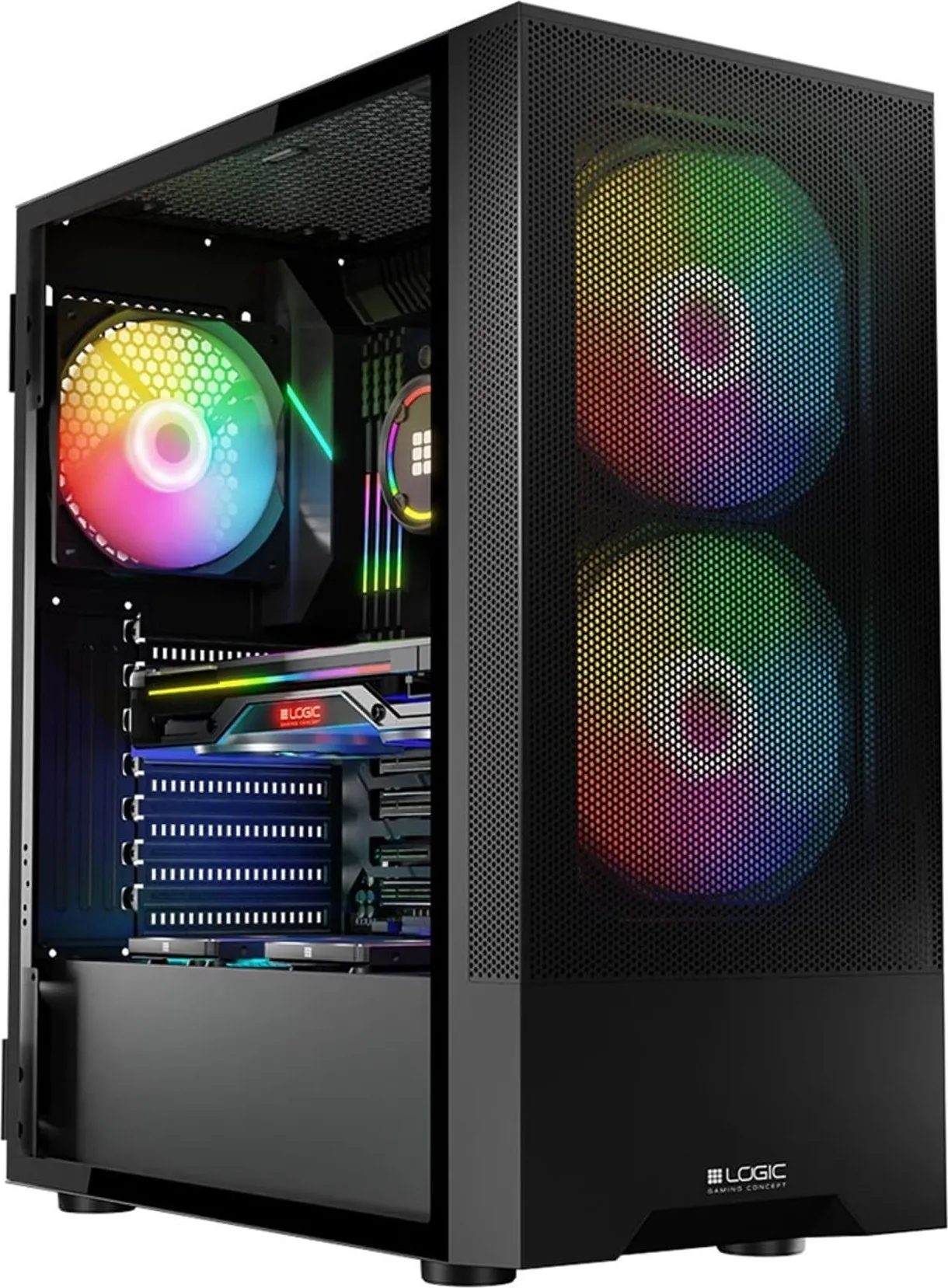 Obudowa Logic Arya ARGB Czarny