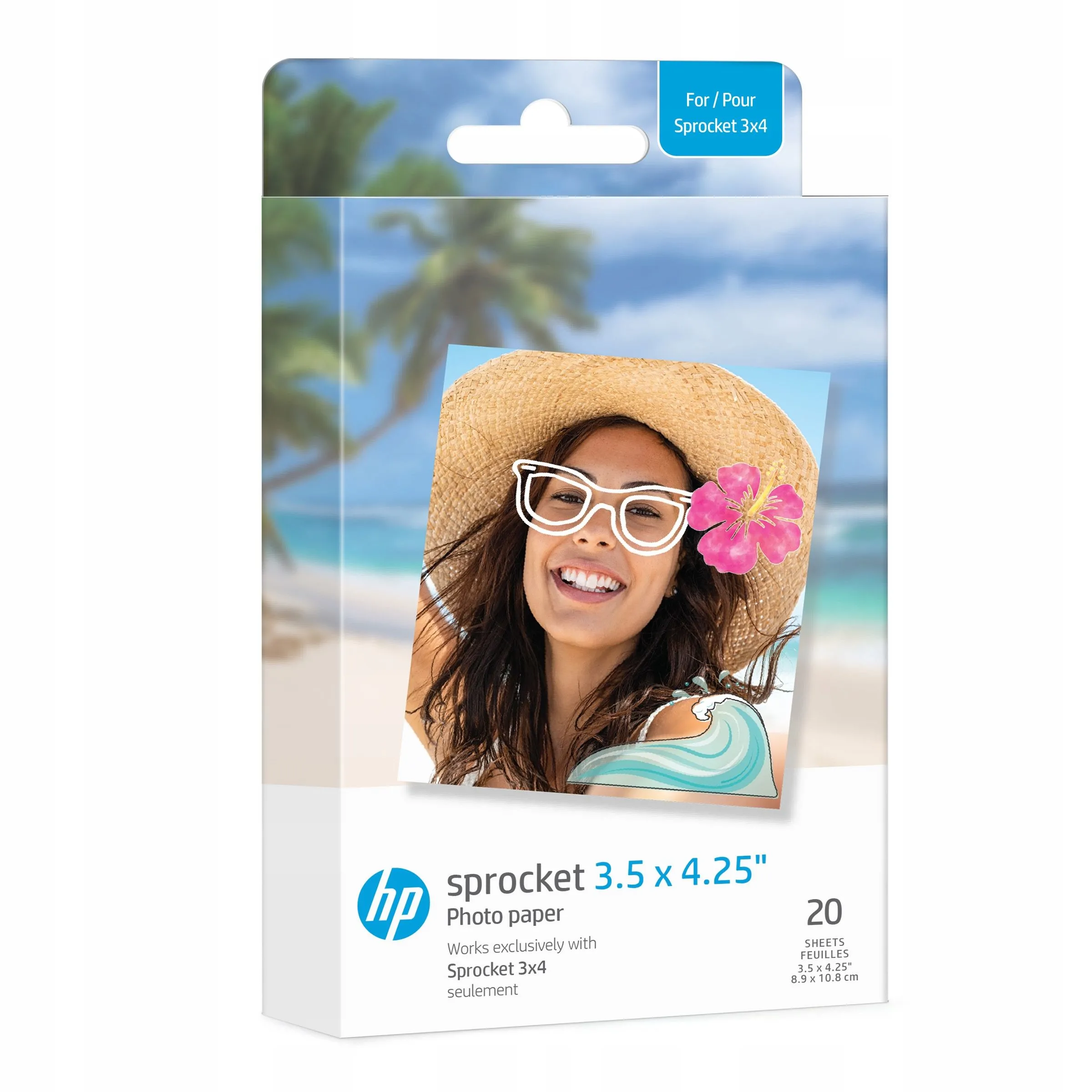 Wkład do aparatu HP Papier Zink 3,5x4,25'' 20szt