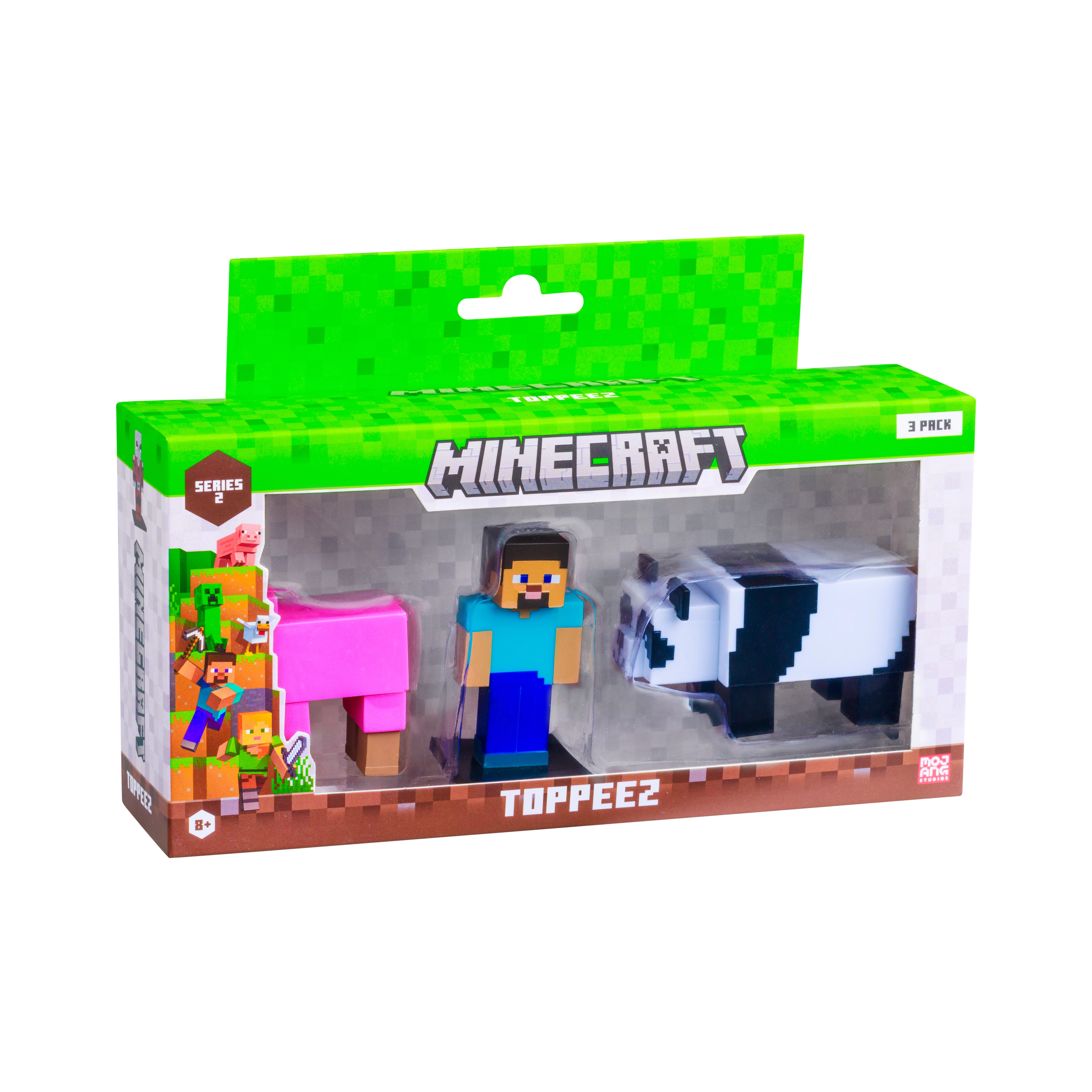 Figurka PMI Kids World Minecraft Toppeez S2- 3 Pack
