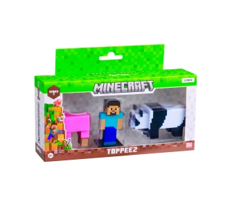 Figurka PMI Kids World Minecraft Toppeez S2- 3 Pack