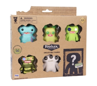 PMI Kids World Fuggler S1 Collectible Figures - 6 Pack