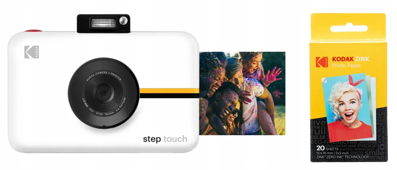 Aparat Kodak Step Touch Biały + Zink 20