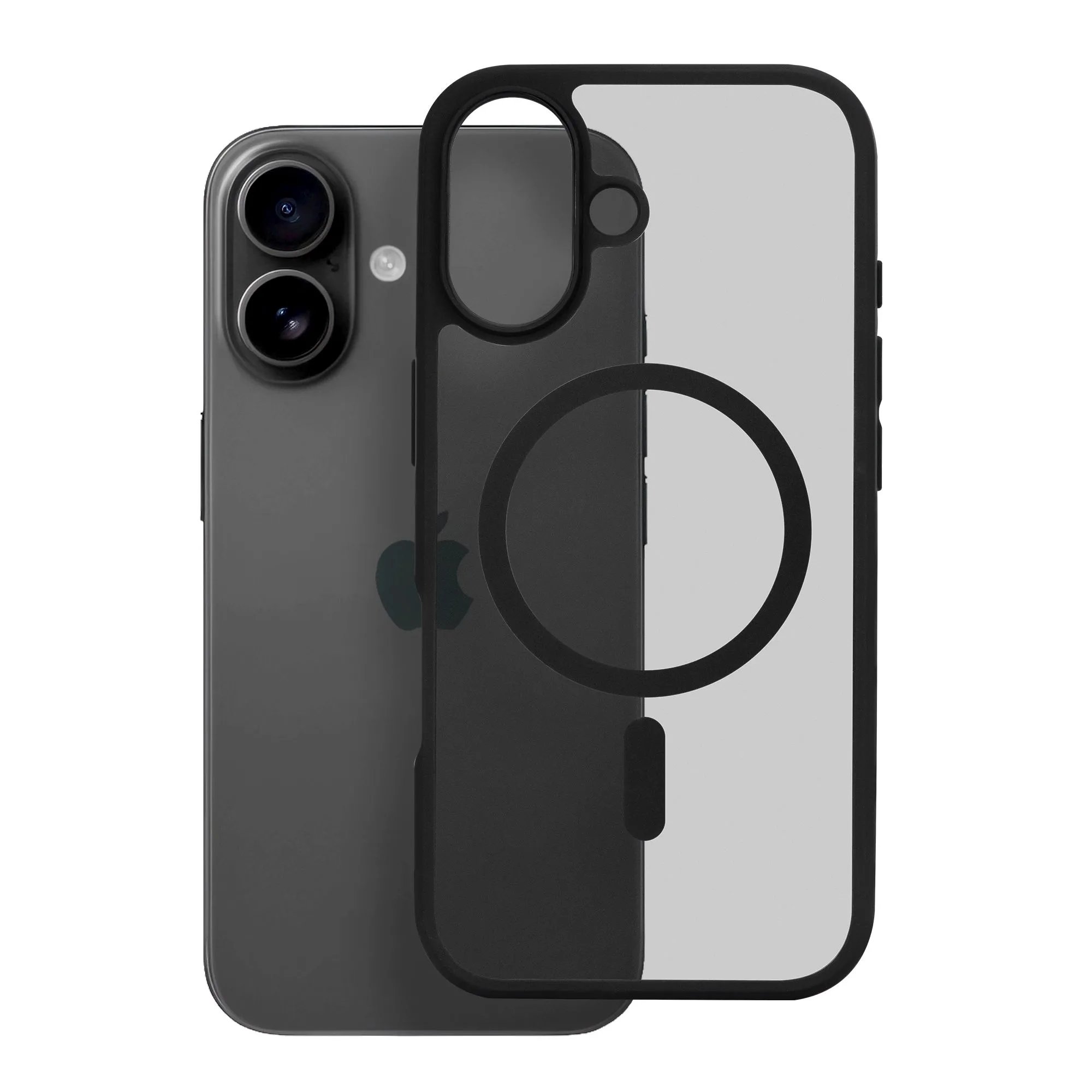 Etui Roobix Dusky MagSafe do iPhone 17 Czarny matowy