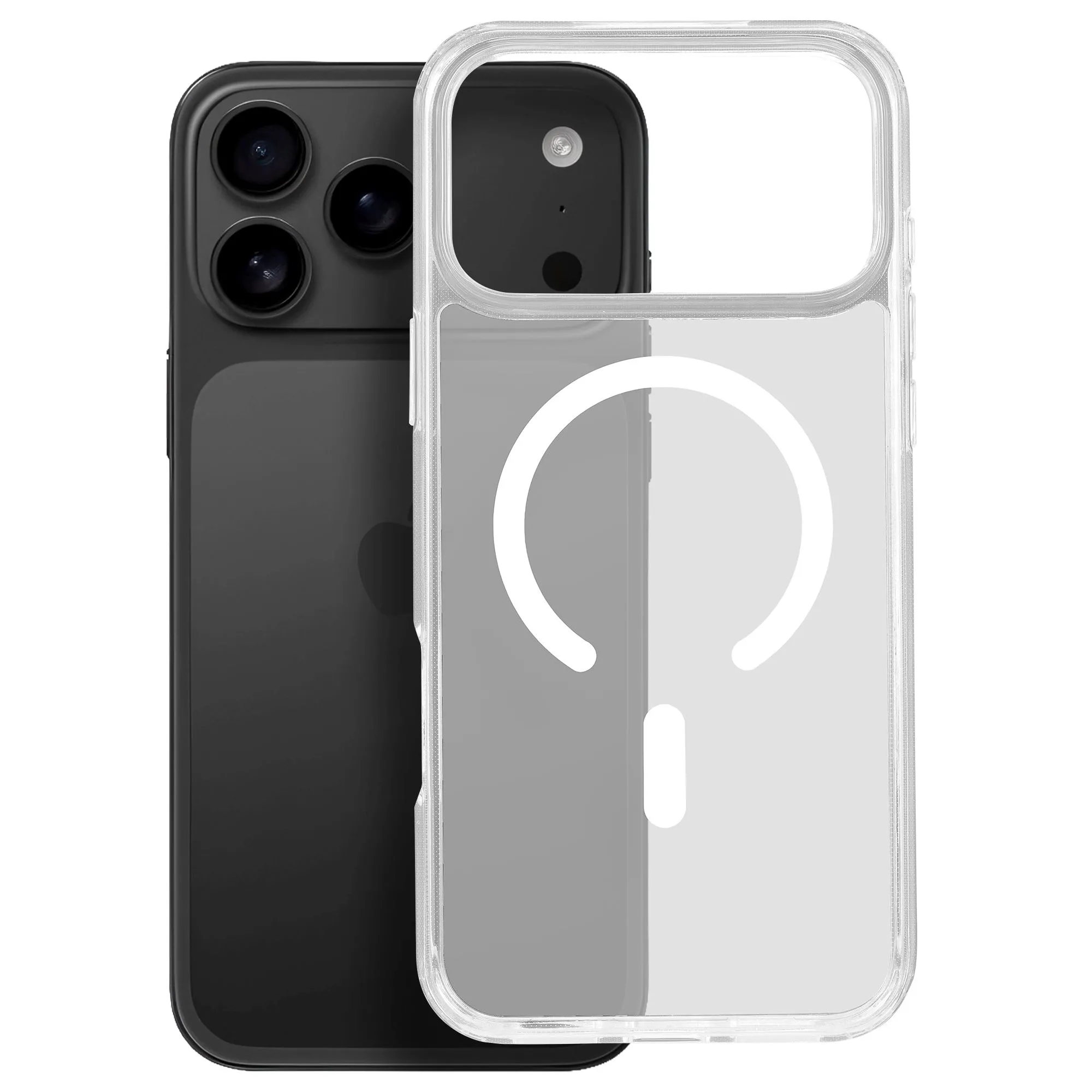 Etui Roobix Clarion MagSafe do iPhone 17 Pro Max Przezroczysty